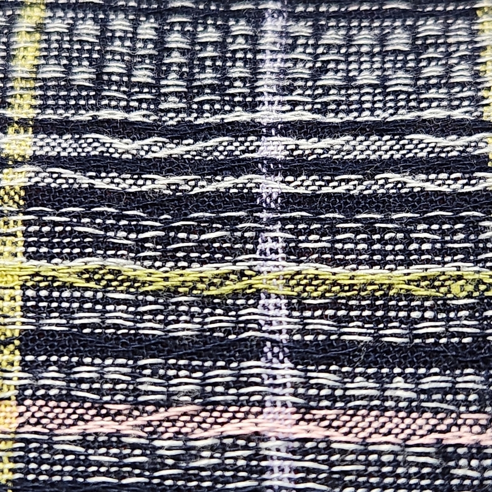 Mordenmiss Artisan Linen Patchwork Dress | Oversized Wabi-Sabi 26” P2P - Picture 10 of 12